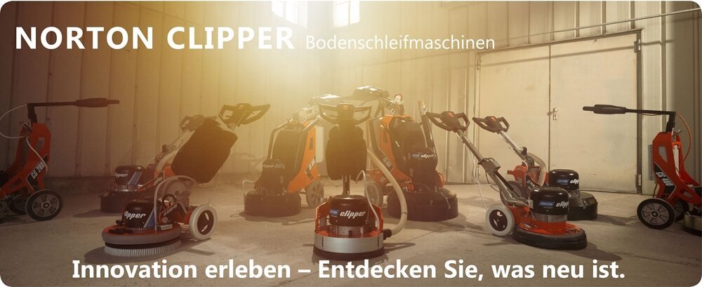 Norton Clipper Bodenschleifmaschinen