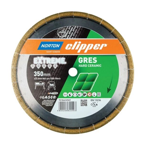 %SALE% Extreme Gres Ø350 x 25,4 x25,4 mm I Norton Clipper Diamantscheibe Trennscheibe 70184632569
